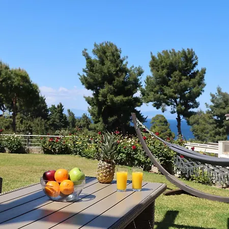 Celeste - Panoramic Sea Views, Gated Complex Villa Kriopigi